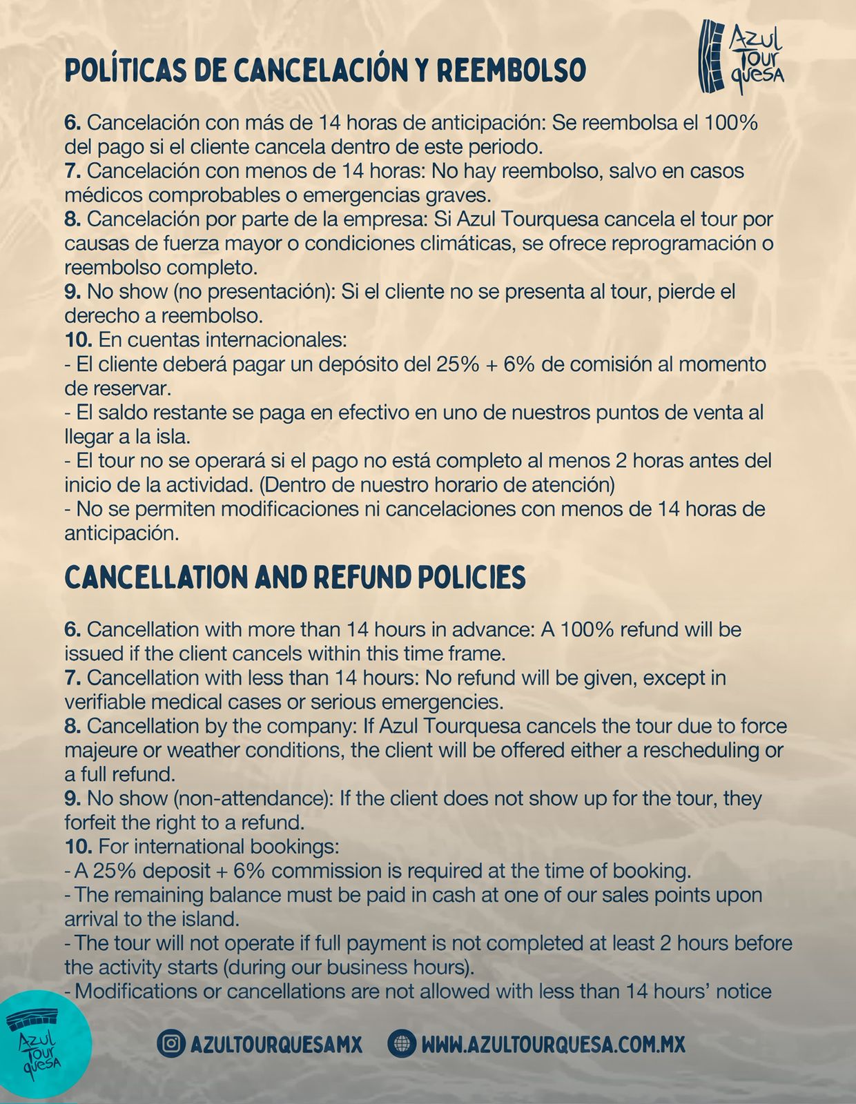 Políticas Azul Tourquesa 1